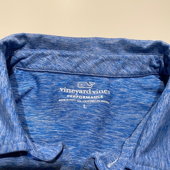 Vineyard Vines Sankaty Stripe Performance Polo in Blue - Picture 2 of 3